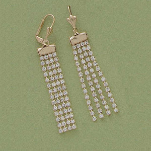 Dangling Crystal Chandelier Earrings - X2231