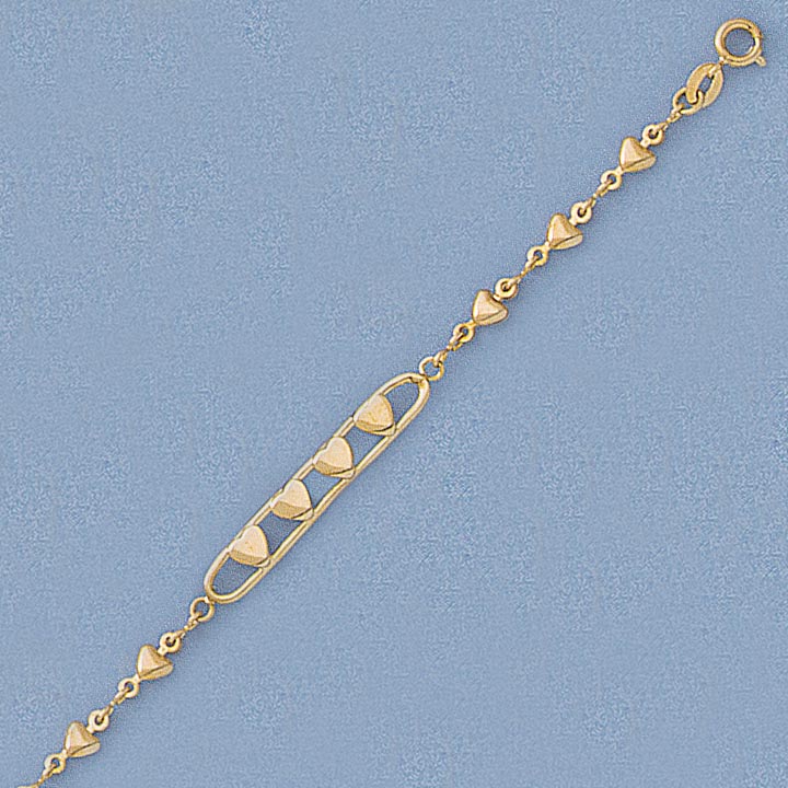 6” Multi-Hearts Bracelet - X4242