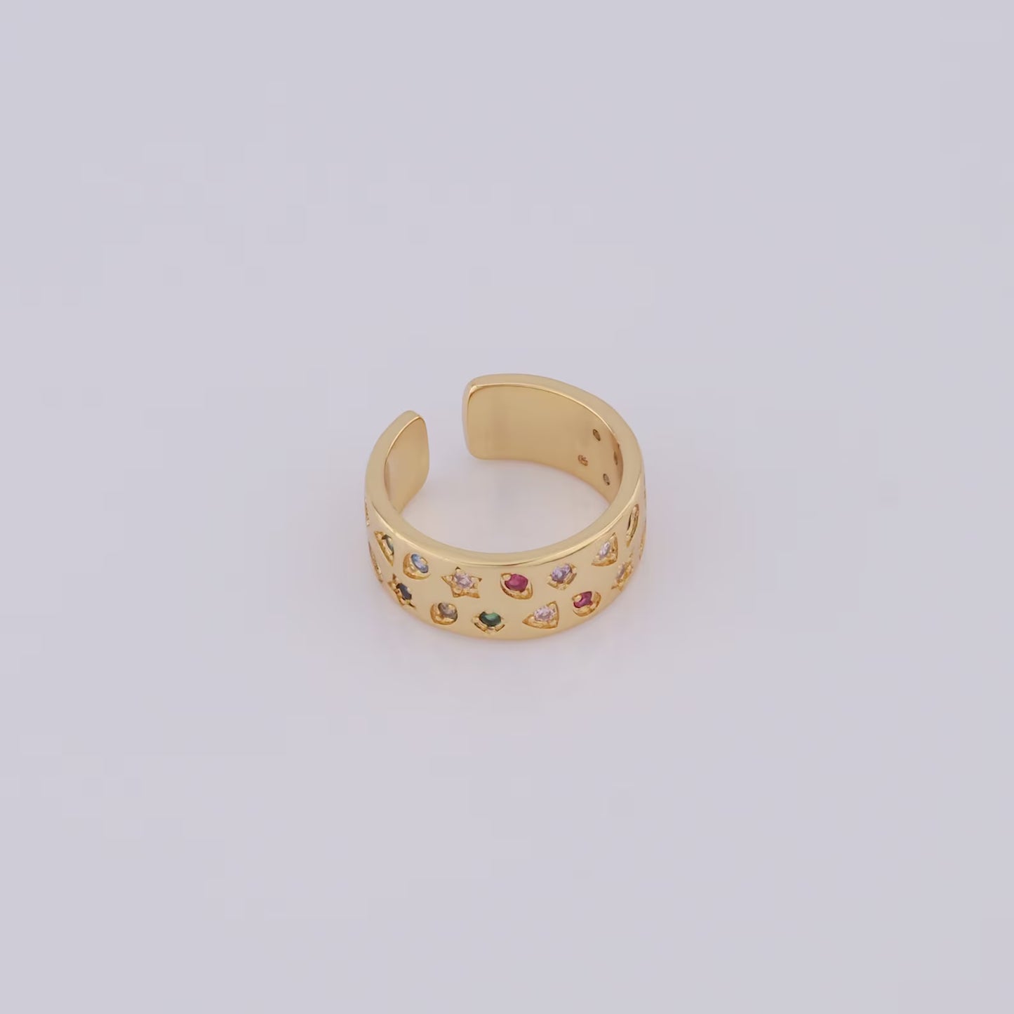 Multi-Color Crystal Ring - XR656