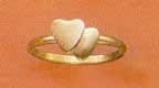 Children's Double Heart Ring - XR215