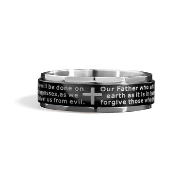 SS Lord's Prayer Spinner Center Ring - XR666