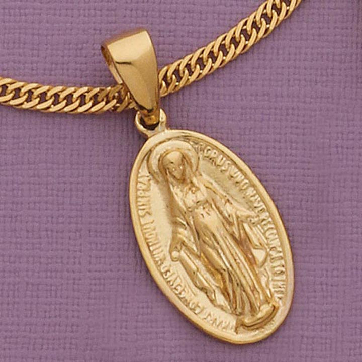 Oval Religious Charm - X5826