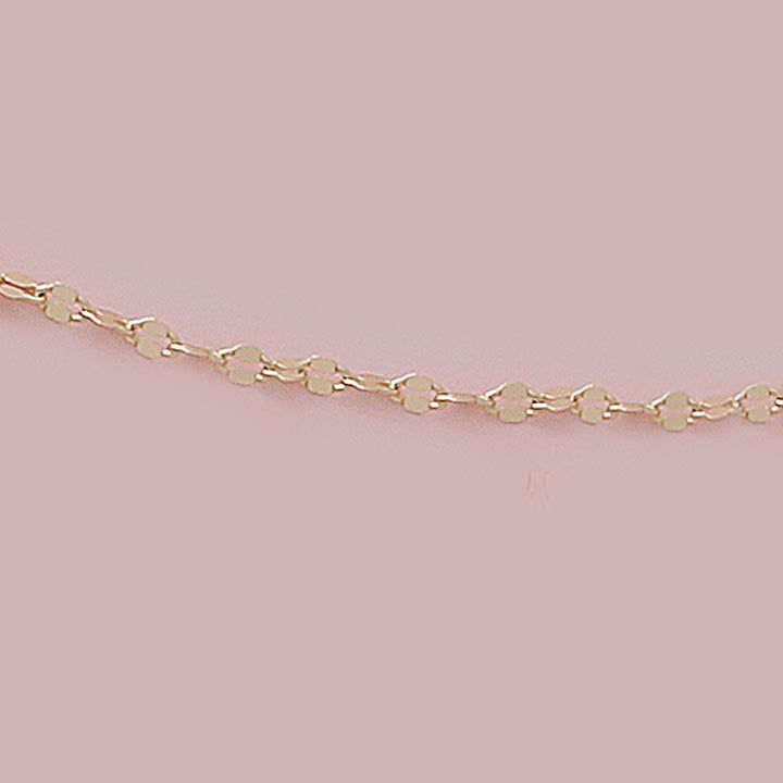 Heart Cable Link 2mm Necklace - X3269