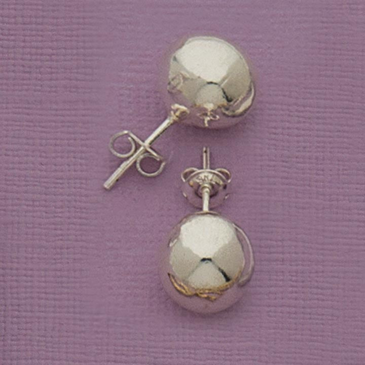 SS 10mm Ball Post Earrings - X2385