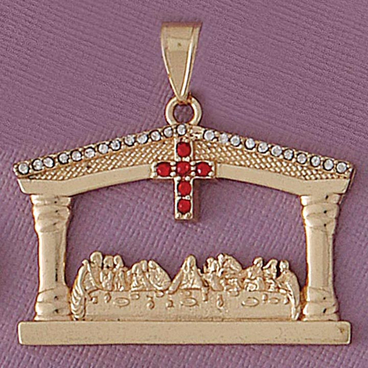 Last Supper CZ Religious Pendant - X5799