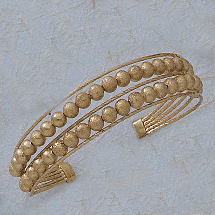 Double Row Ball Bangle - XB394