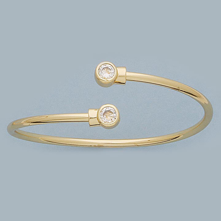 CZ Cuff Bangle - XB423
