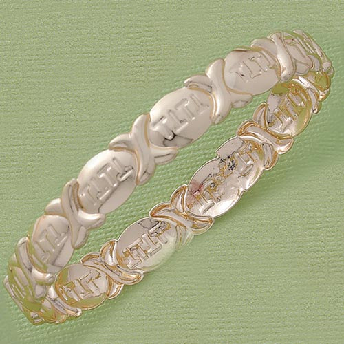 Wide Hugs and Kisses Bangle - XB426