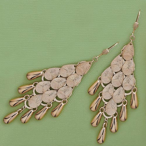 75mm Dangling Chandelier Earrings - X2419