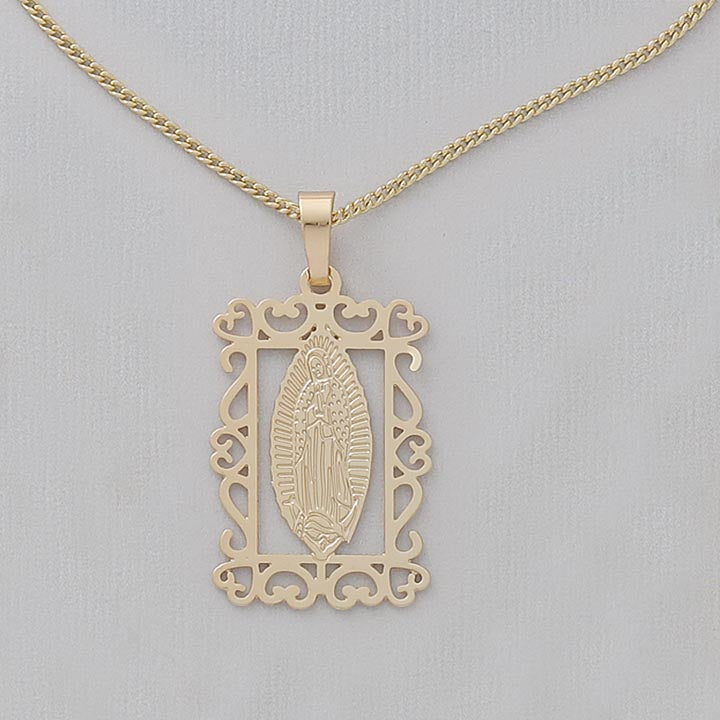 28mm Religious Pendant & 20" Necklace Set - X6282