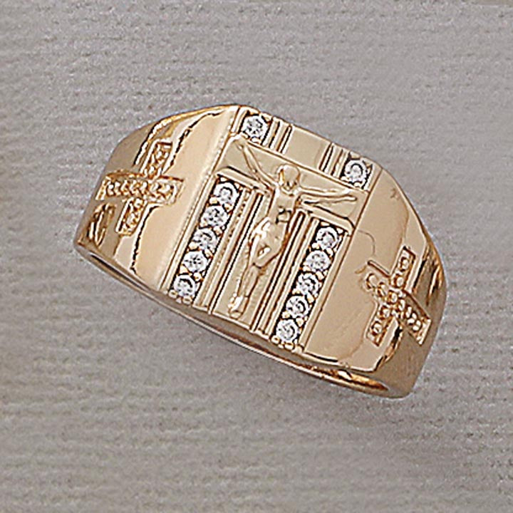 CZ Crucifix Ring - XR633