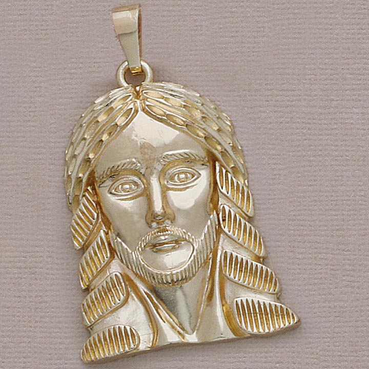 50mm Heavy Religious Jesus Pendant - X5850