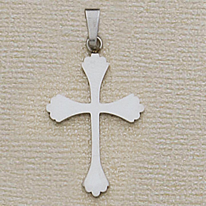 26mm SS Cross Charm - X5856