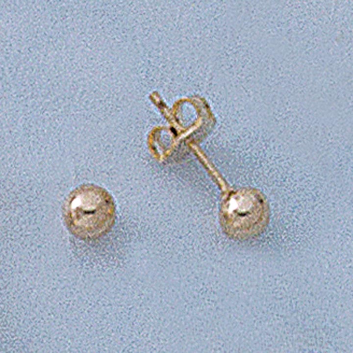 3mm Ball Post Earrings - X1095