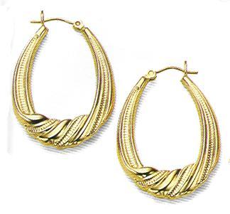 Puffed Braided Earrings - X2405
