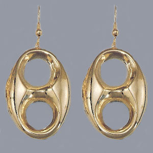 Puffed Mariner link Earrings - X2499