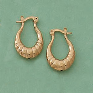 Puffed Shrimp Earrings - X2406