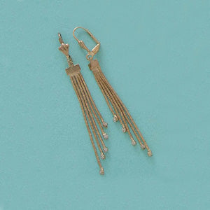 Crystal Dangling French-back Earrings - X2272