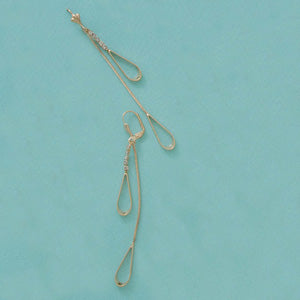 Trendy Teardrop French-bak Earrings - X2277