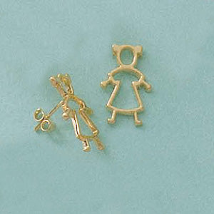 Little Girl Post Earrings - X2289