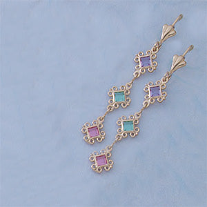Crystal Dangling Earrings - X2340