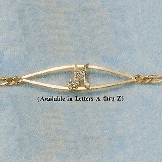 7.5" Initial Bracelet - X4020