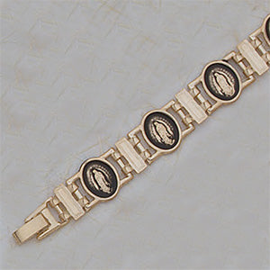 7.5" Religious Saints & Crosses Bracelet - X4356