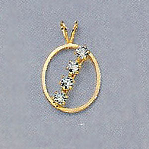 Austrian Crystal Oval Pendant - X5157