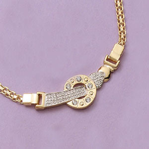 8" Bismark Link Crystal Bracelet - X6170