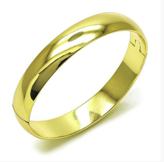 12mm Heavy Wide Shiny Open & Close Bangle - XB446