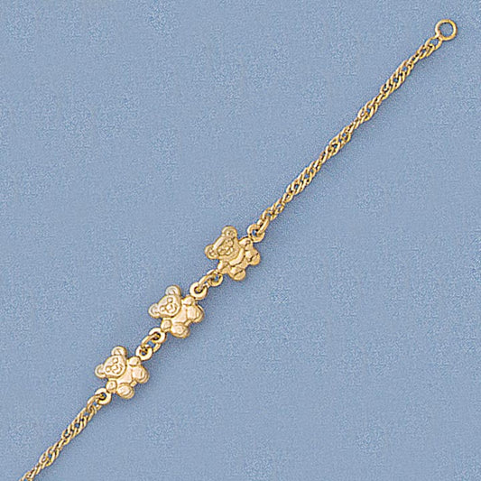6” Teddy Bear Bracelet - X4293