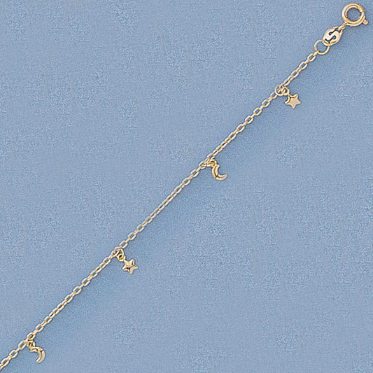 6” Stars & Moons Bracelet - X4364