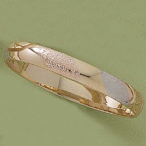 Open & Close Tri-Color Bangle - XB385