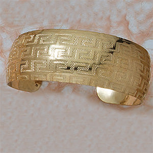 35mm Alligator Style Cuff Bangle - XB391