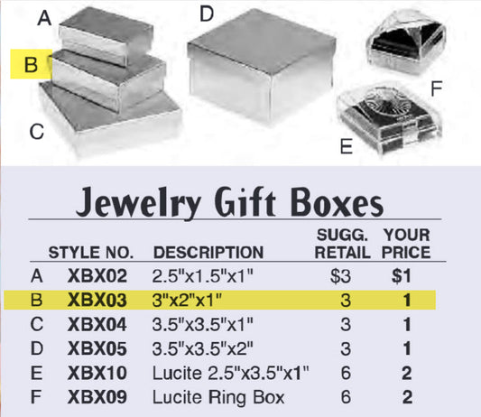 Jewelry Gift Box (B) - XBX03
