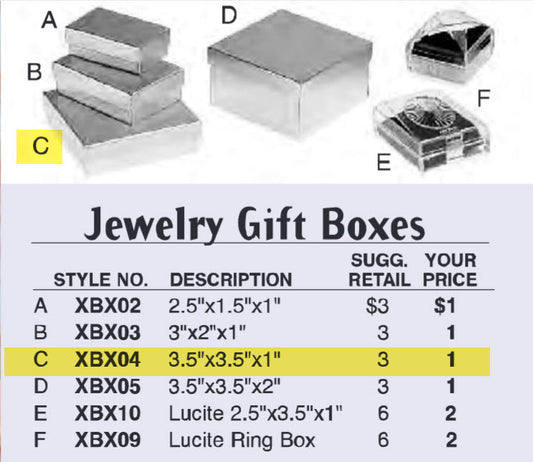Jewelry Gift Box (C) - XBX04