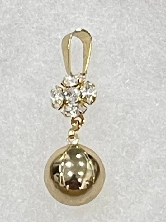 30mm Austrian Crystal Dangling Ball Pendant - X5673