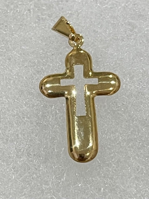 25mm Silhouette Cross Charm - X5768