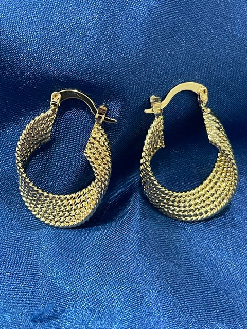 25mm Five Strand Hoop Earrings - X2358