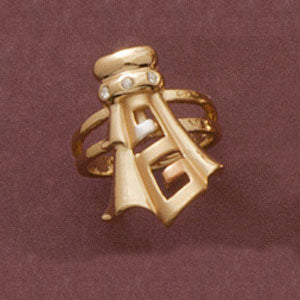 Greek Key Geometric Ring - XR531
