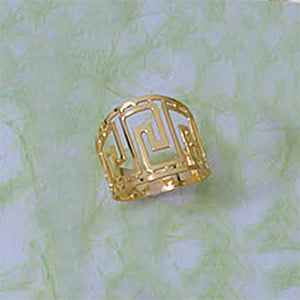 Greek Key Filigree Ring - XR598