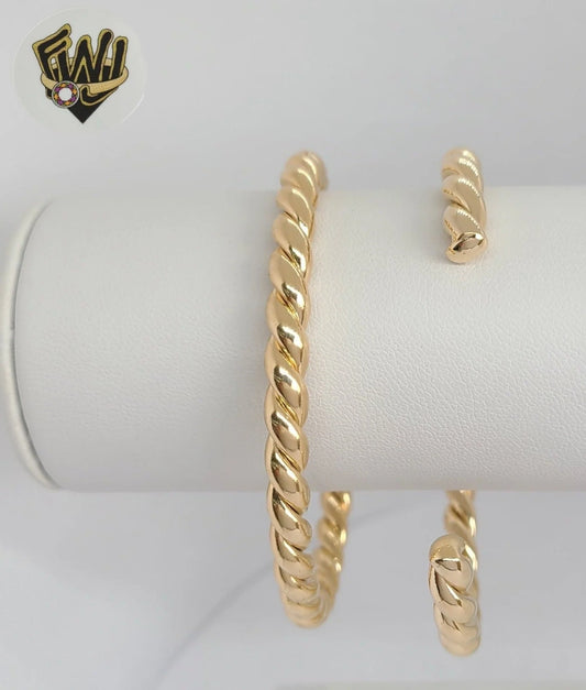 5mm Twist Cuff Bangle - XB465