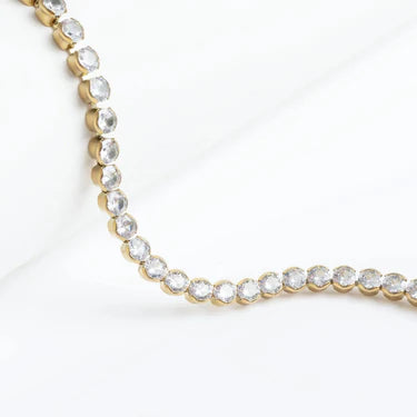7.5" 3mm Round CZ Tennis Bracelet - X4413