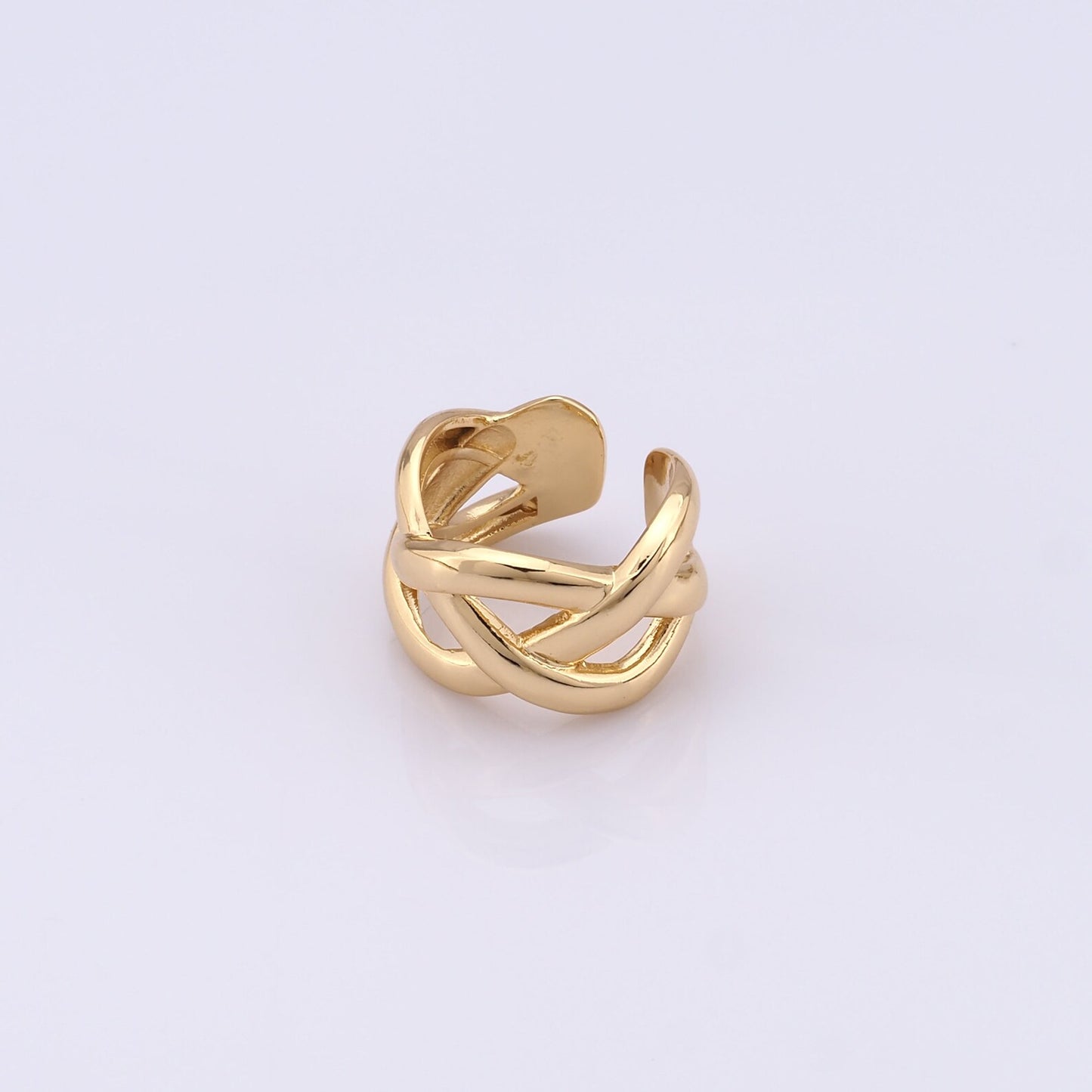 Wide Twisted Weave Ring - XR657