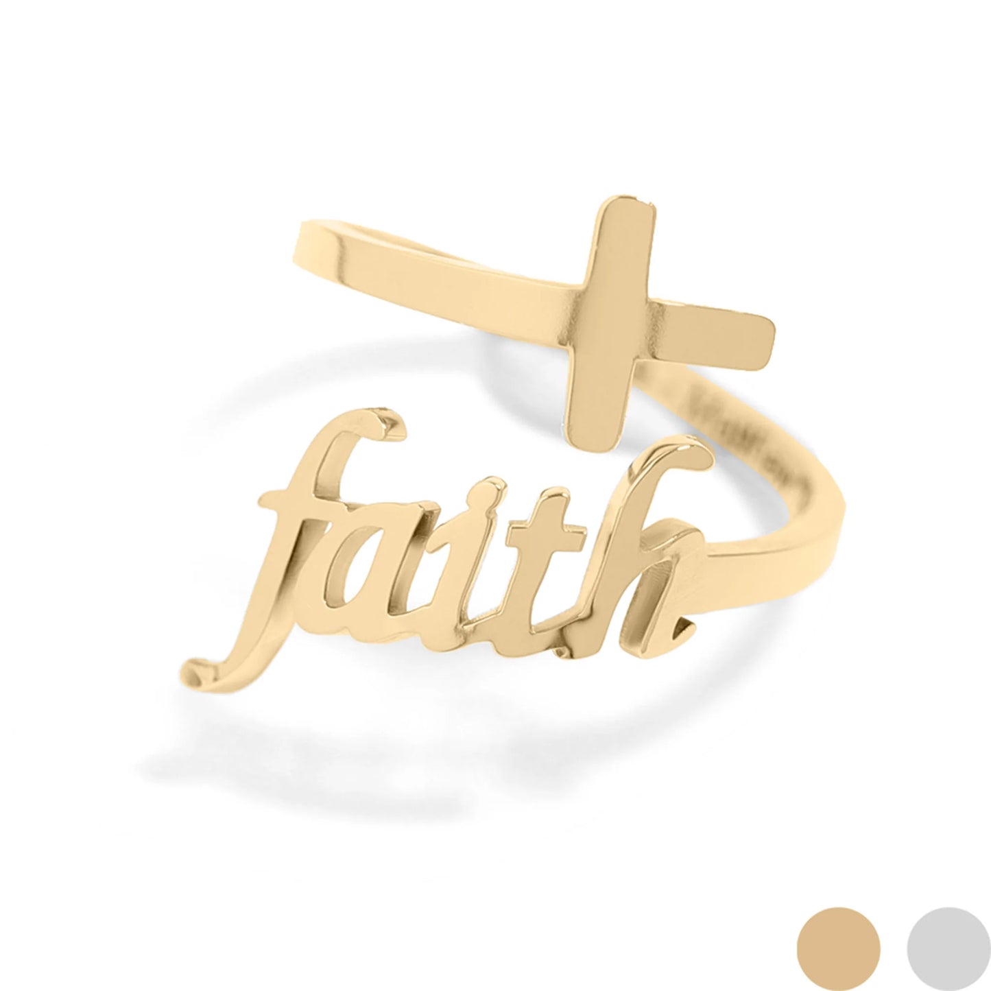 FAITH with CROSS Ring - XR654