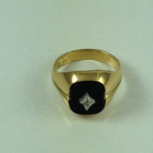 Onyx CZ Ring #8 - XR419