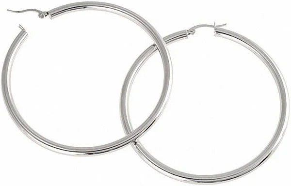60mm Thin SS Hoops - X2508