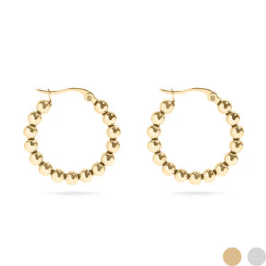 26mm Ball Hoop Earrings - X2513