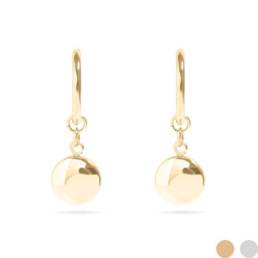 31mm Circle Coin Pendant Earrings - X2533
