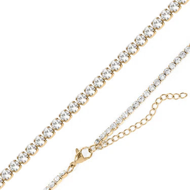 16"/18" CZ 3mm Tennis Necklace - X3306